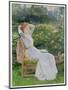Summertime: Portrait of the Artist's Wife, Hannah-Edward Killingworth Johnson-Mounted Giclee Print