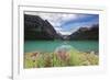 Summertime Scenic View  at Lake Louise, Alberta, Canada-George Oze-Framed Photographic Print