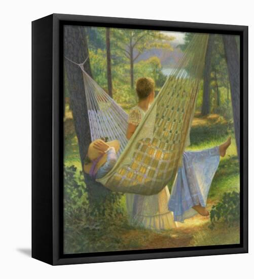 Summertime-Peter Quidley-Framed Stretched Canvas