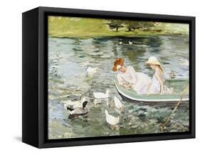 Summertime-Mary Cassatt-Framed Stretched Canvas