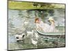 Summertime-Mary Cassatt-Mounted Giclee Print