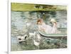 Summertime-Mary Cassatt-Framed Giclee Print