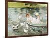 Summertime-Mary Cassatt-Framed Giclee Print