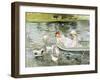 Summertime-Mary Cassatt-Framed Giclee Print