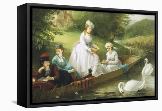 Summertime-Thomas Brooks-Framed Stretched Canvas