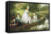 Summertime-Thomas Brooks-Framed Stretched Canvas