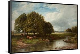 Summertime-Edmund Morison Wimperis-Framed Stretched Canvas