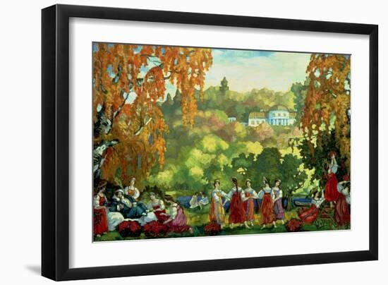 Summery Days in Early Autumn, 1916-Sergei Yurevich Sudeikin-Framed Giclee Print