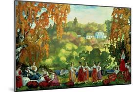 Summery Days in Early Autumn, 1916-Sergei Yurevich Sudeikin-Mounted Giclee Print