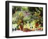 Summery Floral Decoration with Vine Tomatoes-Roland Krieg-Framed Photographic Print