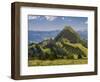 Summery mountain landscape in the Bernese Oberland-enricocacciafotografie-Framed Photographic Print