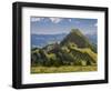 Summery mountain landscape in the Bernese Oberland-enricocacciafotografie-Framed Photographic Print