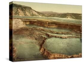 Summit Basin, Mammoth Hot Spring, Yellowstone National Park, c.1898-American Photographer-Stretched Canvas