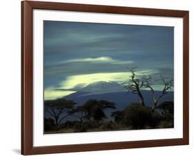 Summit of Mount Kilimanjaro, Amboseli National Park, Kenya-Paul Souders-Framed Photographic Print