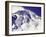 Summit of Mt. Everest Seen from the North Side, Tibet-Michael Brown-Framed Photographic Print