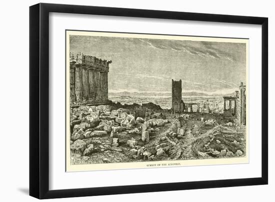 Summit of the Acropolis-null-Framed Giclee Print