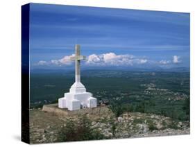 Summit of the Hill of the Cross, Krizevac, Medjugorje, Bosnia Herzegovina, Europe-Pottage Julian-Stretched Canvas