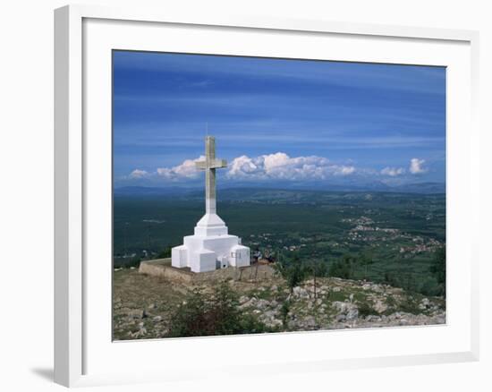 Summit of the Hill of the Cross, Krizevac, Medjugorje, Bosnia Herzegovina, Europe-Pottage Julian-Framed Photographic Print