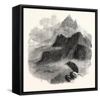 Summit of the Pic Du Midi D'Osseau Pyrenees 1854-null-Framed Stretched Canvas