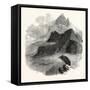 Summit of the Pic Du Midi D'Osseau Pyrenees 1854-null-Framed Stretched Canvas