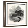 Summit of the Pic Du Midi D'Osseau Pyrenees 1854-null-Framed Premium Giclee Print