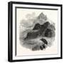 Summit of the Pic Du Midi D'Osseau Pyrenees 1854-null-Framed Premium Giclee Print