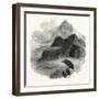 Summit of the Pic Du Midi D'Osseau Pyrenees 1854-null-Framed Giclee Print