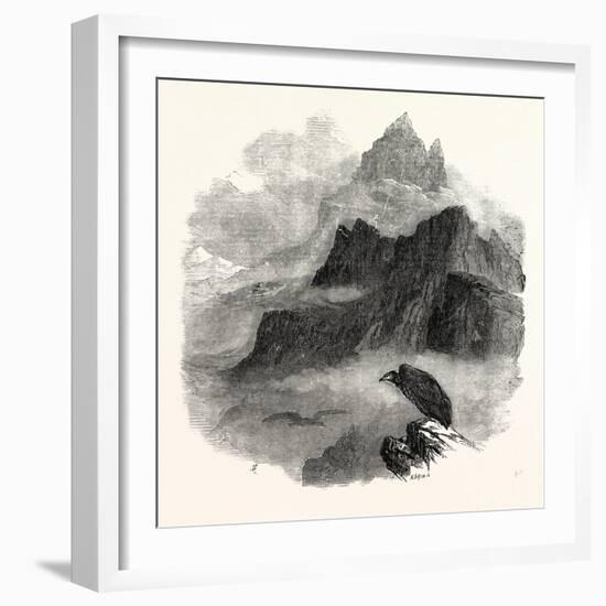 Summit of the Pic Du Midi D'Osseau Pyrenees 1854-null-Framed Giclee Print