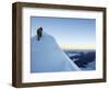 Summit Ridge of Mont Blanc, 4810M, Chamonix, French Alps, France, Europe-Christian Kober-Framed Photographic Print