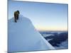 Summit Ridge of Mont Blanc, 4810M, Chamonix, French Alps, France, Europe-Christian Kober-Mounted Photographic Print