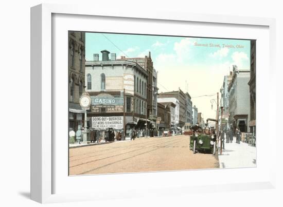 Summit Street, Toledo, Ohio-null-Framed Art Print