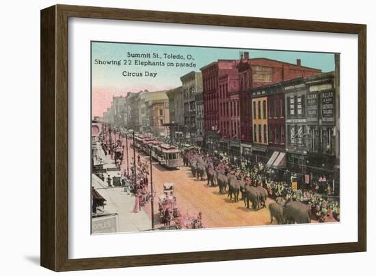 Summit Street, Toledo-null-Framed Art Print