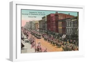 Summit Street, Toledo-null-Framed Art Print