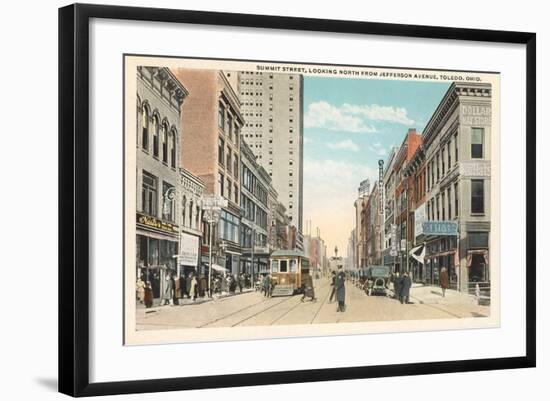 Summit Street, Toledo-null-Framed Art Print