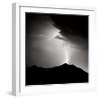 Summit Strike Sq BW-Douglas Taylor-Framed Photographic Print