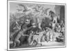 Summoned to the Royal Court by King Noble (The Lion) the Animals Gather for Reinecke's Trial-W. French-Mounted Art Print