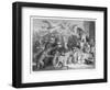 Summoned to the Royal Court by King Noble (The Lion) the Animals Gather for Reinecke's Trial-W. French-Framed Art Print