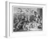 Summoned to the Royal Court by King Noble (The Lion) the Animals Gather for Reinecke's Trial-W. French-Framed Art Print