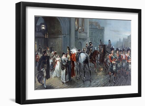 Summoned to Waterloo, Brussels, 1815, C.1898-Robert Alexander Hillingford-Framed Premium Giclee Print