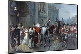 Summoned to Waterloo, Brussels, 1815, C.1898-Robert Alexander Hillingford-Mounted Giclee Print