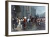 Summoned to Waterloo, Brussels, 1815, C.1898-Robert Alexander Hillingford-Framed Giclee Print