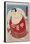 Sumo wrestler Kaidyo Taro, at the age of 15, 1887-null-Framed Stretched Canvas