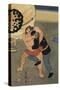 Sumo Wrestler Takes on a Foreigner-null-Stretched Canvas