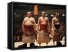 Sumo Wrestler-null-Framed Stretched Canvas