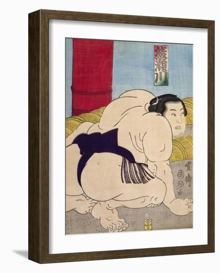 Sumo Wrestler-Valdemar Kornerup-Framed Giclee Print