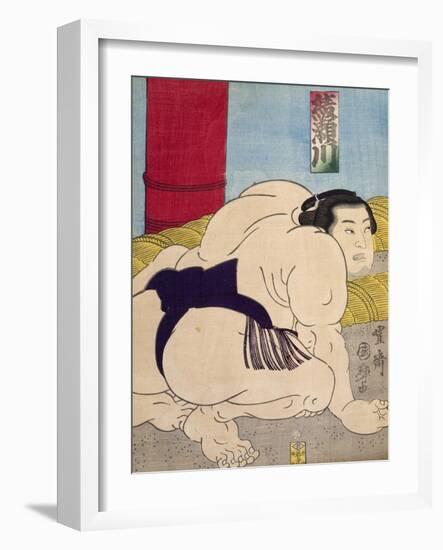 Sumo Wrestler-Valdemar Kornerup-Framed Giclee Print