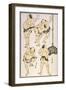 Sumo Wrestlers, 1817-Katsushika Hokusai-Framed Giclee Print