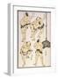 Sumo Wrestlers, 1817-Katsushika Hokusai-Framed Giclee Print