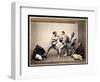 Sumo Wrestlers, c.1870-80-Felice Beato-Framed Giclee Print