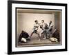 Sumo Wrestlers, c.1870-80-Felice Beato-Framed Giclee Print